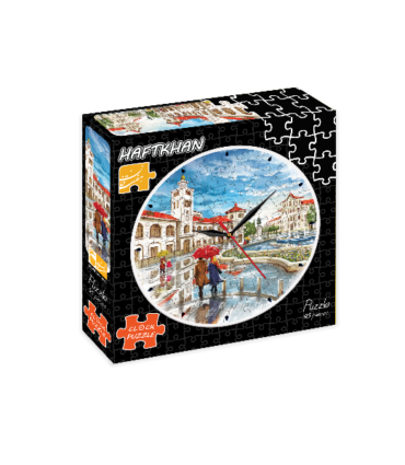 پازل ساعتی میدان شهرداری رشت